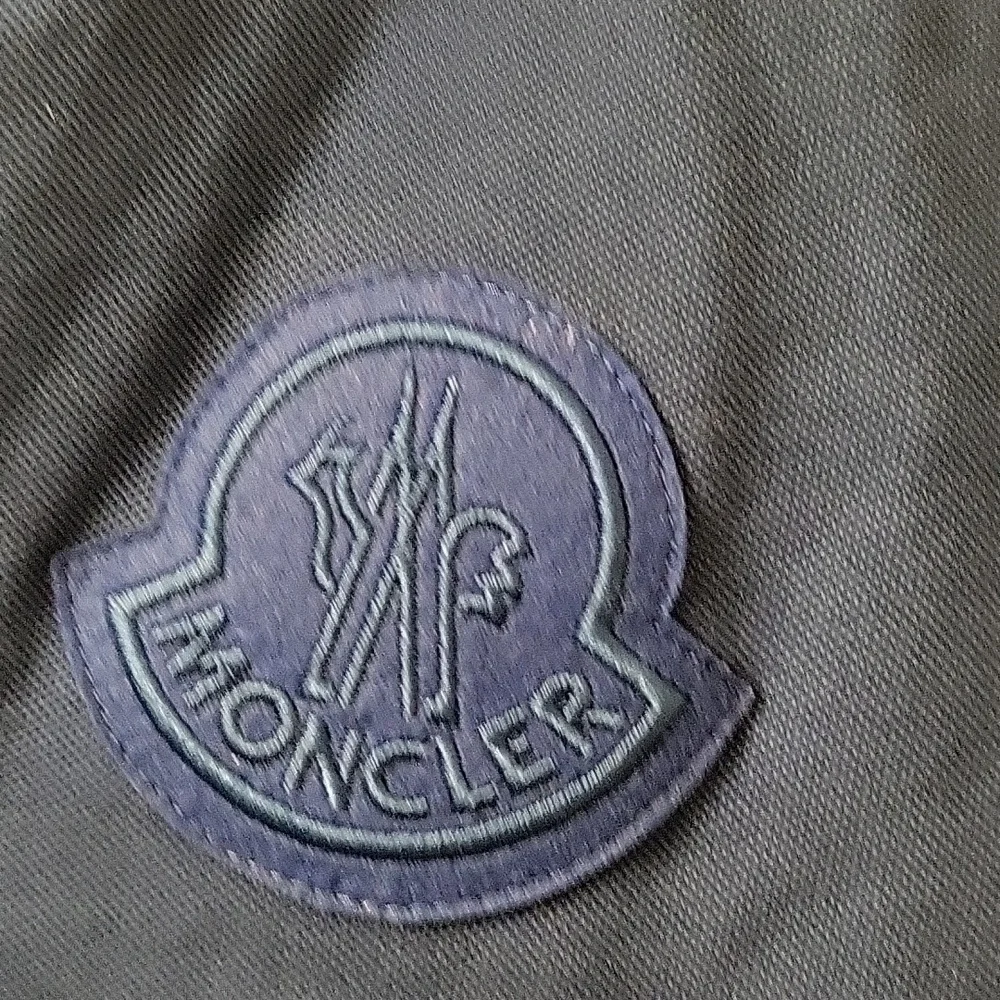 Nwt. Moncler Maglia Polo blue shirt size L - Picture 5 of 8